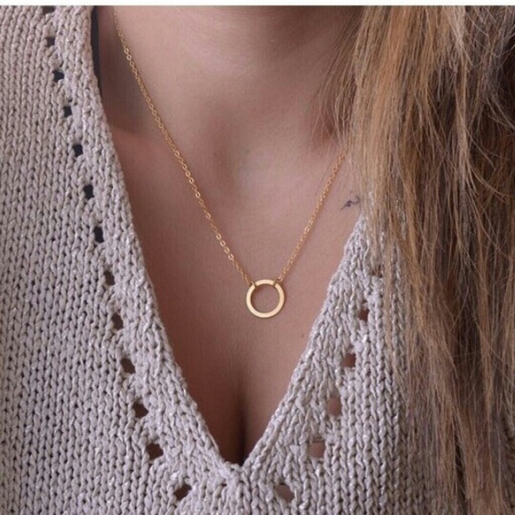 Dainty Circle Karma Necklace Mix & Match 4 for $20 - Picture 5 of 6